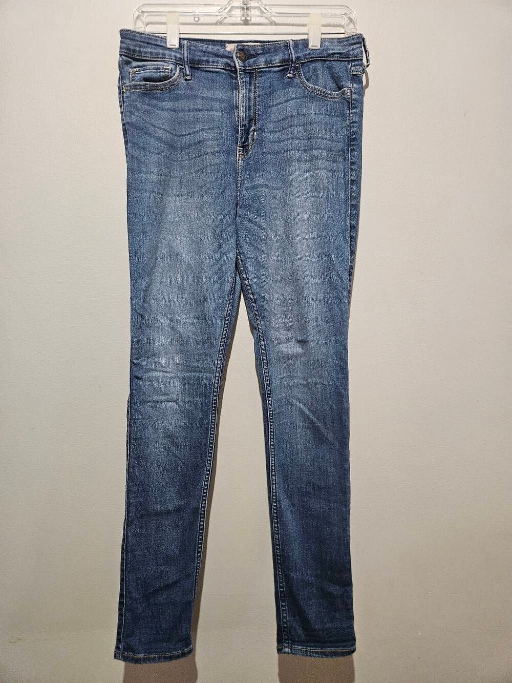 Hollister High Rise Jeans Women Super Skinny W:30 L:30 Blue Denim